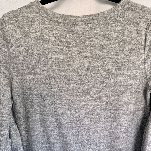 a.n.a A New Approach Heather Gray Bell Sleeve Dress Size Small Sweater Soft Line - Picture 4 of 12